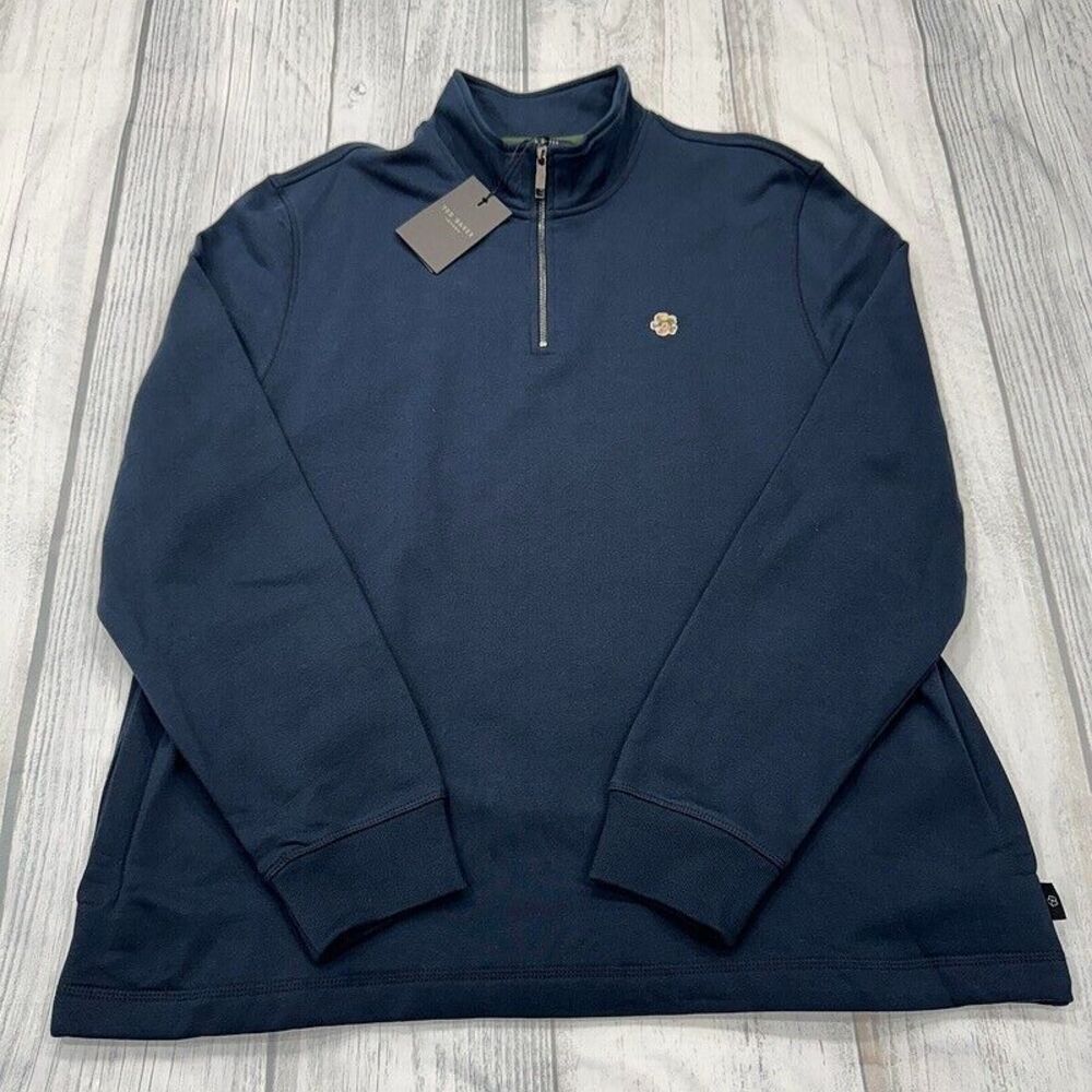 NWT Ted Baker London 1/2 Zip Sweatshirt Sweater 7 3XL‎ Pullover Golf Mens $149